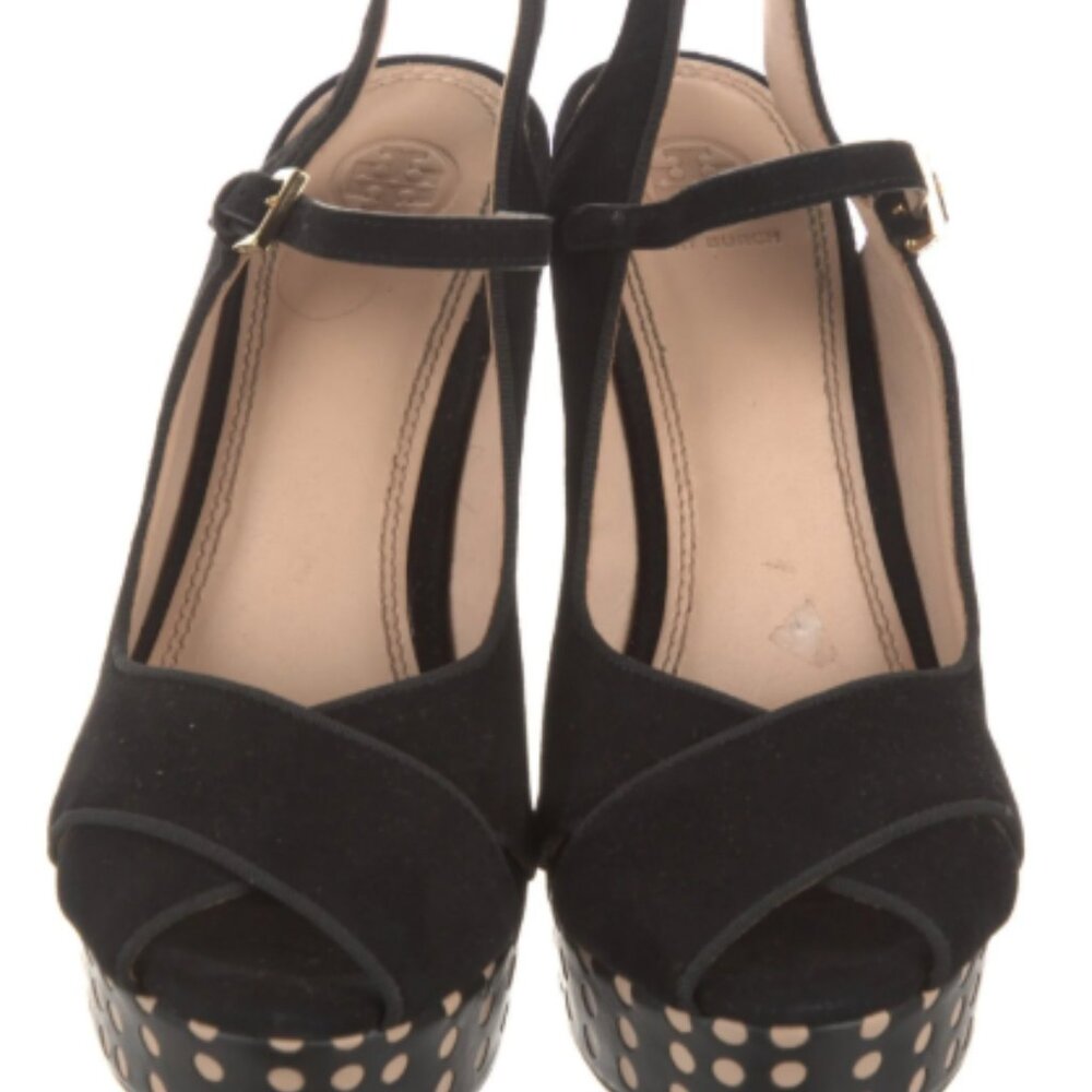 Tory Burch Suede Slingback Sandals Women's Size: 9 | US 9